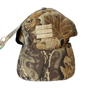 VINTAGE Camo Hat 90s Ducks Unlimited Southdown NWT Cap Bill Jordan's Advantage